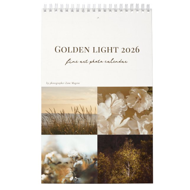 Calendario Golden Light calendar 2026 (small) (Tapa)