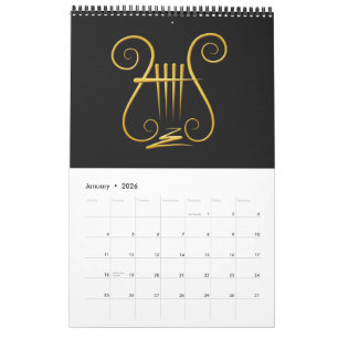 Calendario Golden Lyre