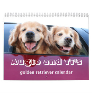 Calendario Golden retriever 2017 de Augie y del Ti