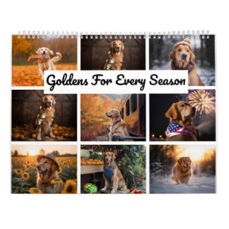 Calendario Golden Retriever Season Calandar