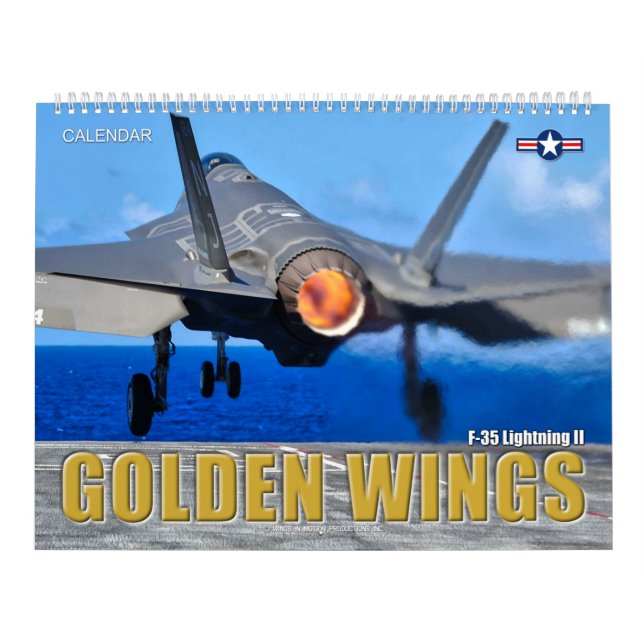 Calendario GOLDEN WINGS F-35B/C Lightning II (Tapa)