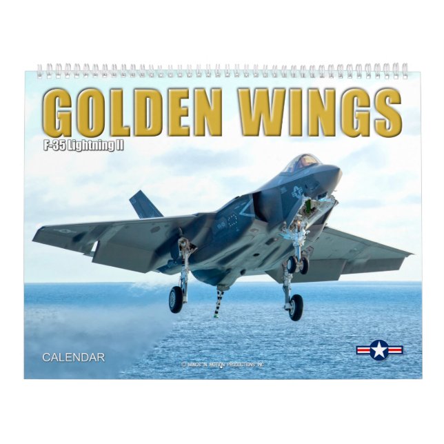 Calendario GOLDEN WINGS F-35B/C Lightning II (Tapa)