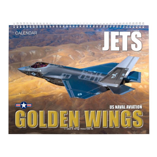 Calendario GOLDEN WINGS JETS - Aviación naval (Tapa)