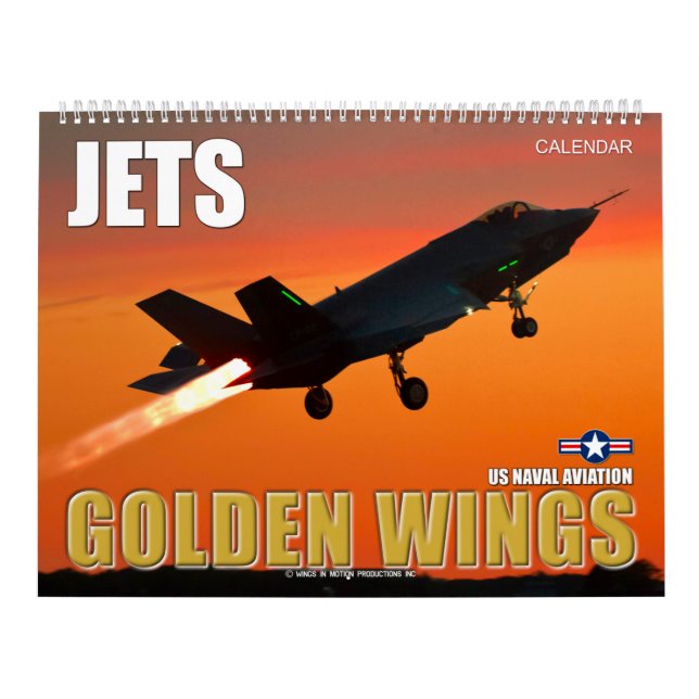 Calendario GOLDEN WINGS JETS - Aviación naval (Tapa)