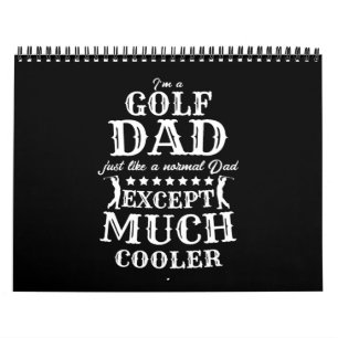 Calendario Golf Dad Father club Golf Club Golfen Gift
