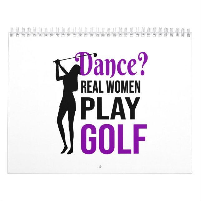 Calendario Golf Mom Golfer Women Golfing Sayings (Tapa)