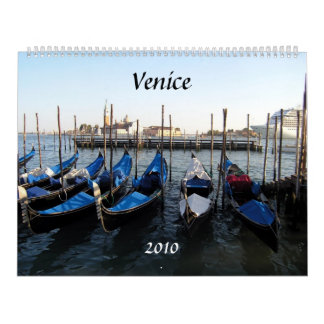 Calendario góndolas, Venecia, 2010 - modificado para