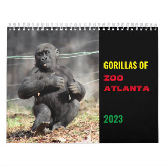 Calendario Gorilas del Zoológico de Atlanta 2023