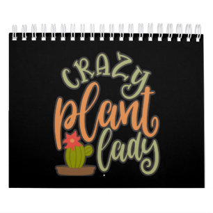 Calendario Graciosa Planta Loca Lady Mejor Planta Lover