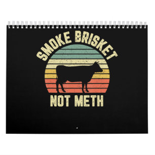 Calendario Gracioso Bbq Smoket No Novedad Gritando