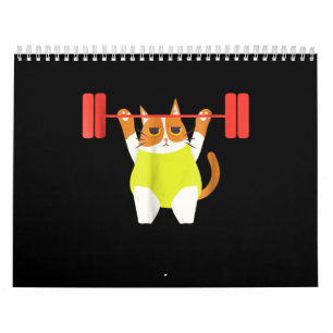 Calendario Gracioso entrenamiento para el amante del gato