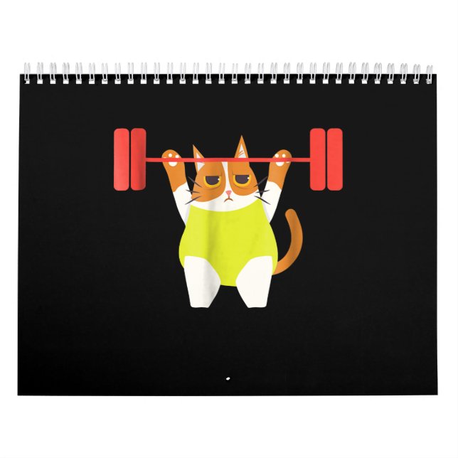 Calendario Gracioso entrenamiento para el amante del gato (Tapa)