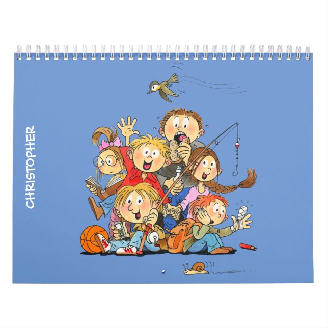Calendario Gracioso Para Niños - Calendarios De Ni (Tapa)