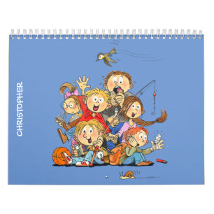 Calendario Gracioso Para Niños - Calendarios De Ni