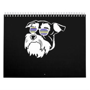 Calendario Gracioso perro Schnauzer