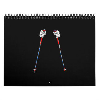 Calendario Gracioso Regalo de Esquí Hombres Mujeres Ropa de E