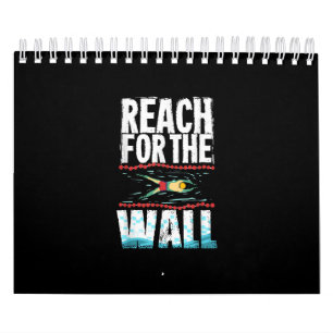 Calendario Gracioso Regalo De Natación Un Atleta De Natación