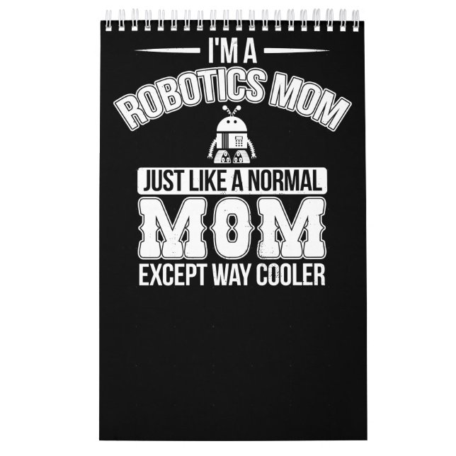 Calendario Gracioso Robotics Mom Robot Engineer Mama Gift (Tapa)