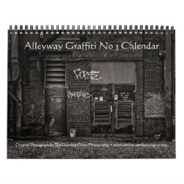 Calendario Graffiti de Alleyway no 3