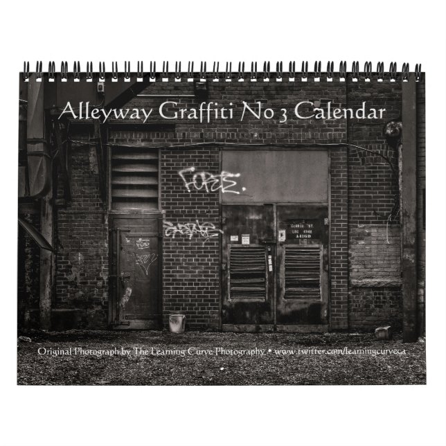 Calendario Graffiti de Alleyway no 3 (Tapa)