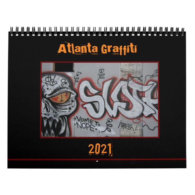 Calendario Graffiti de Atlanta 2021 (Tapa)