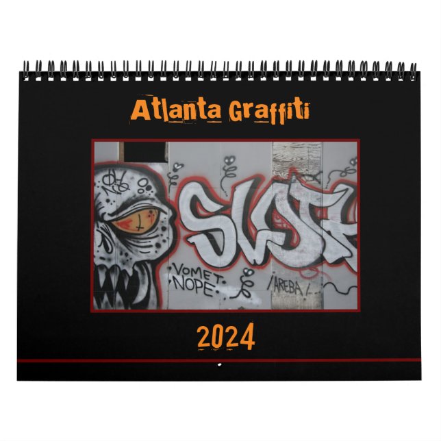 Calendario Graffiti de Atlanta 2024 (Tapa)