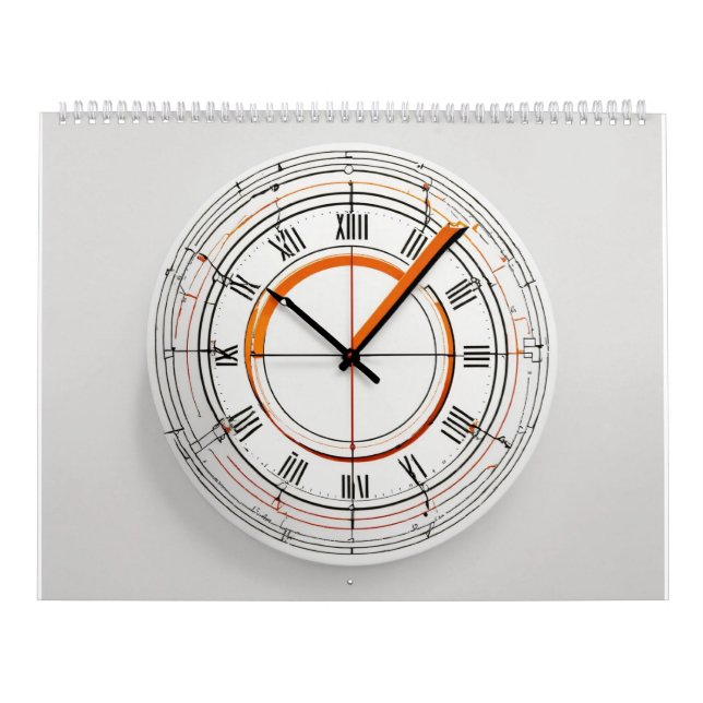 Calendario gráfico de reloj (Tapa)