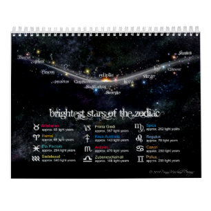 Calendario gráfico zodiaco