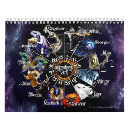 Calendario gráfico zodiaco
