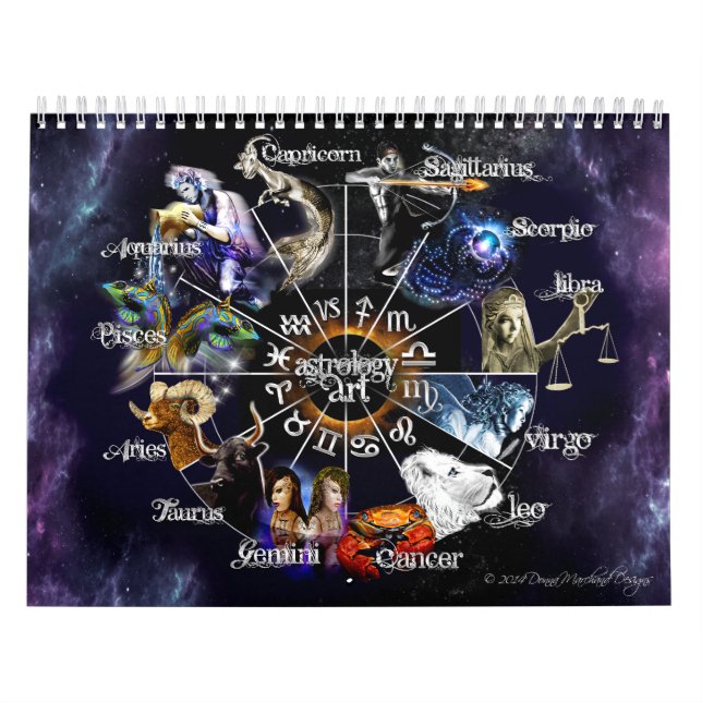 Calendario gráfico zodiaco (Tapa)