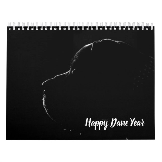 Calendario Gráficos de Gran Danés (Tapa)