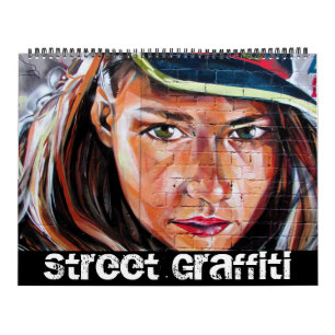 Calendario grafiti callejero