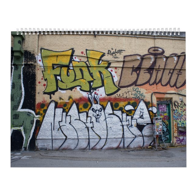 Calendario Grafitis En Donaukanal Viena Austria 2023 (Tapa)