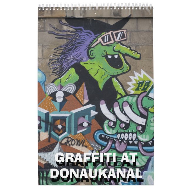 Calendario Grafitis En Viena Austria (Tapa)