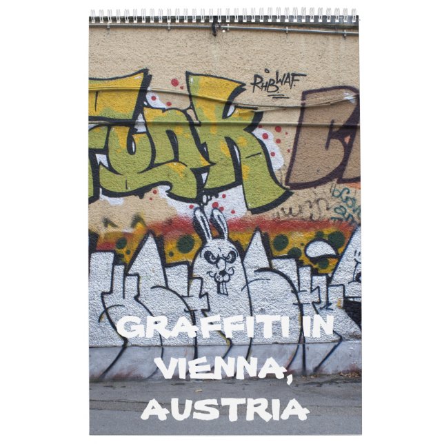 Calendario Grafitis En Viena Austria 2023 (Tapa)