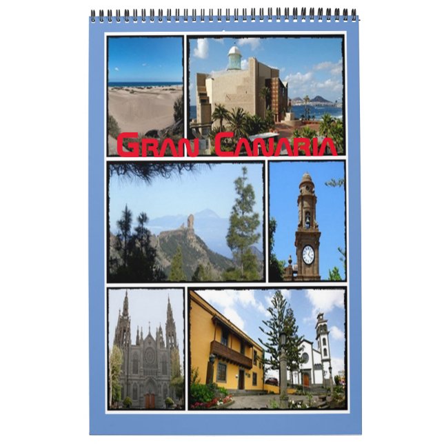 Calendario Gran Canaria - Islas Canarias (Tapa)