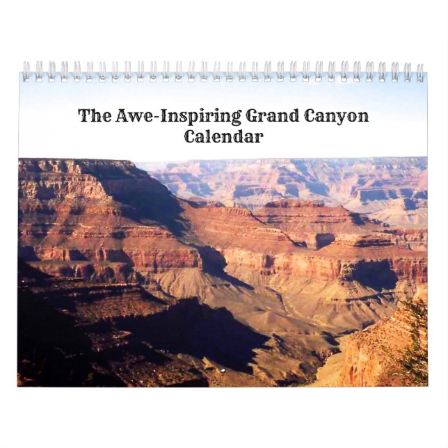 Calendario Gran Cañón del Temor-Inspriring (Tapa)