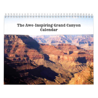 Calendario Gran Cañón del Temor-Inspriring