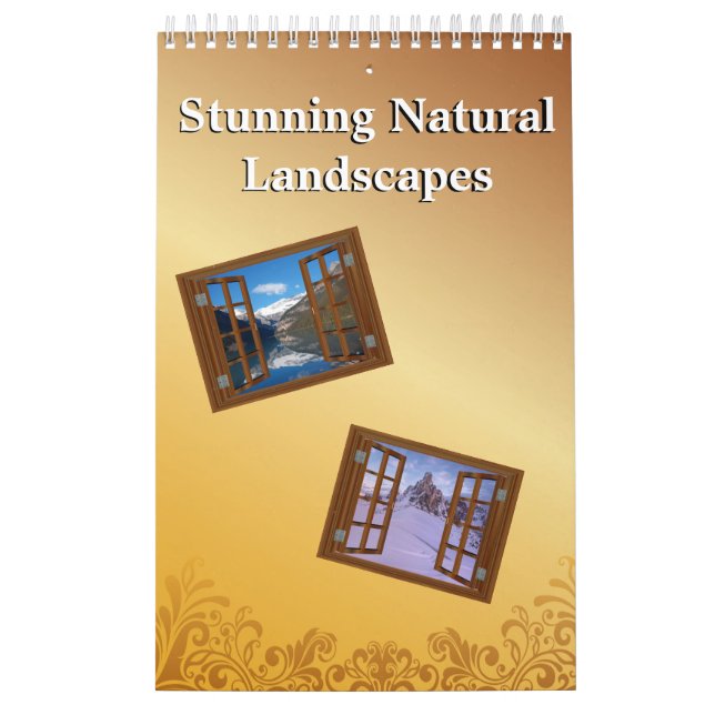 Calendario Gran Cañón Espectacular Ventanilla de valor vista  (Tapa)