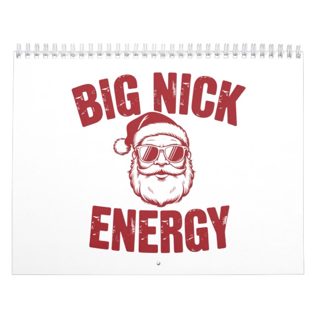 Calendario Gran Chiste de Navidades de Nick Energy Funny Sant (Tapa)