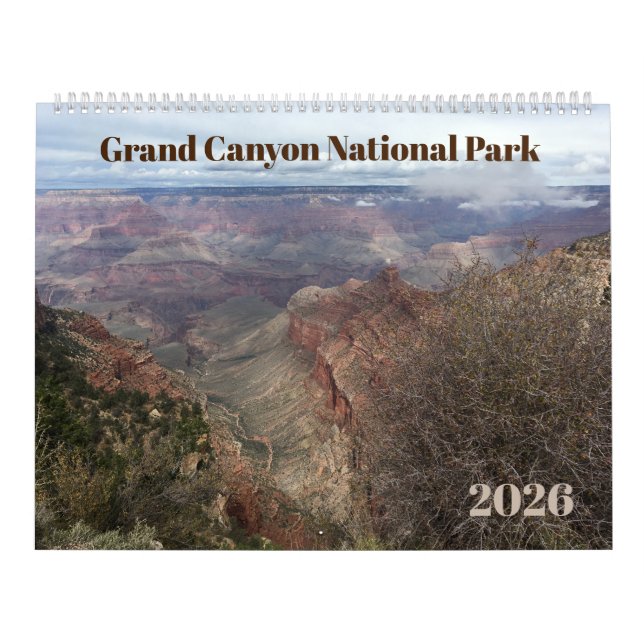 Calendario Grand Canyon 12-Month Photographic 2026 Calendar (Tapa)