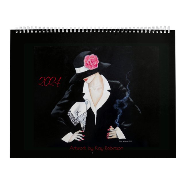 Calendario grande de dos páginas, calendario blanc (Tapa)