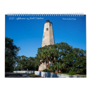 Calendario Grande de Faros de Carolina del Norte 2