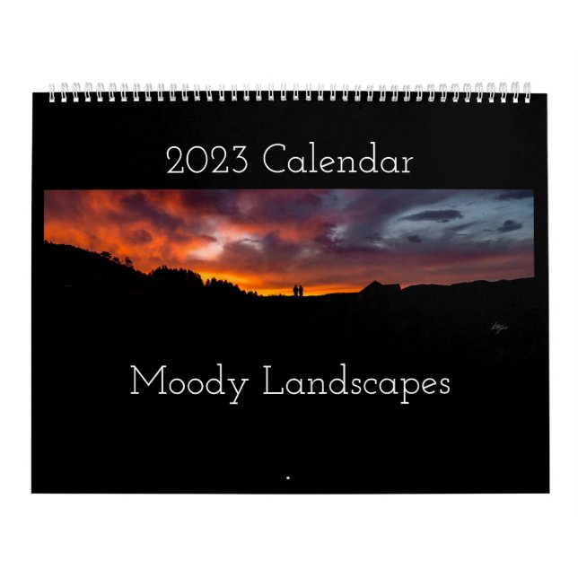 Calendario grande de paisajes de Moody (Tapa)