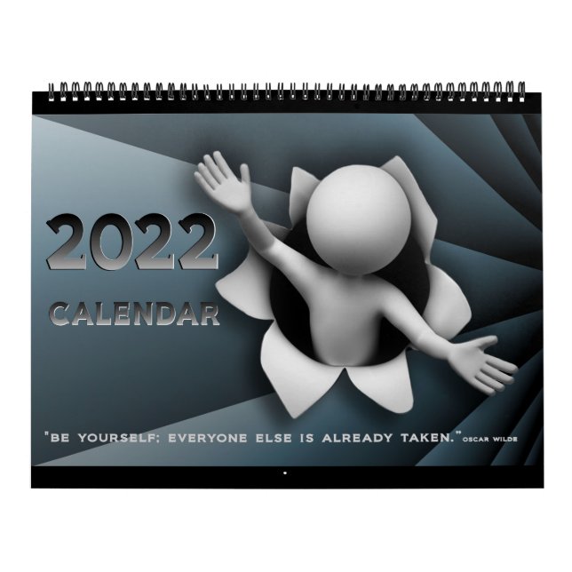 Calendario grande de peeps 3D 2022 con cotizacione (Tapa)