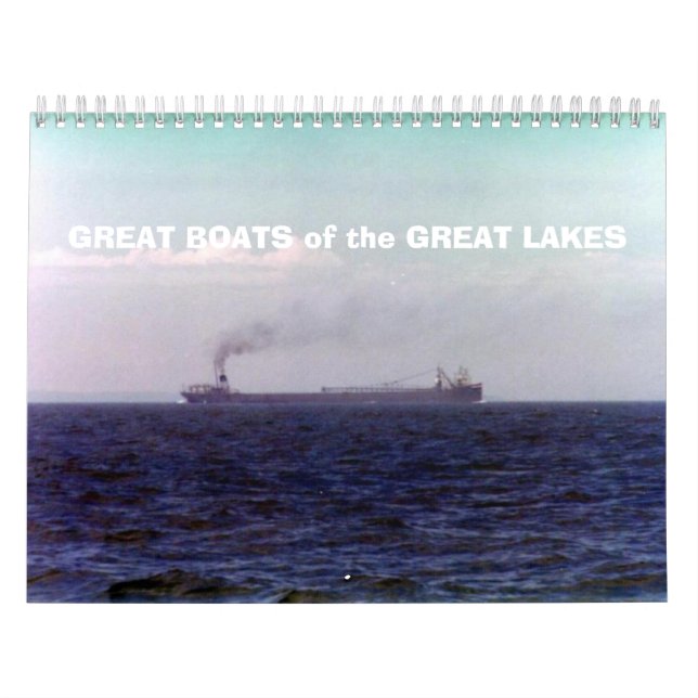 Calendario GRANDES BARCOS de los GREAT LAKES (Tapa)