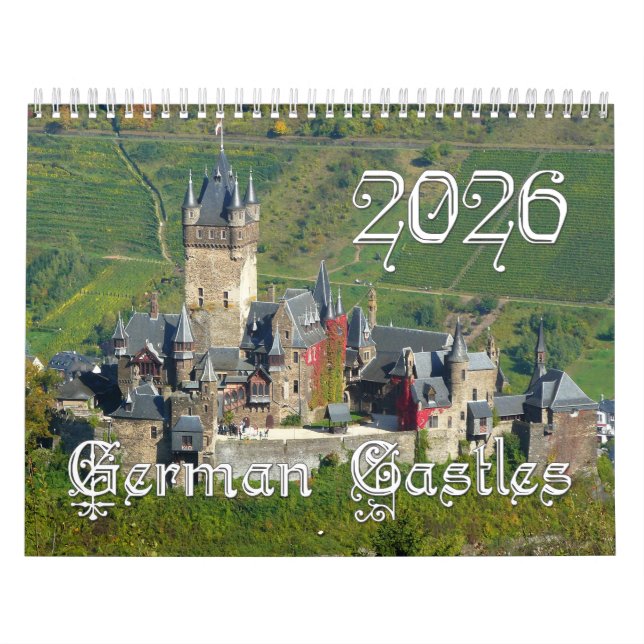 Calendario Grandes castillos alemanes 2026 (Tapa)