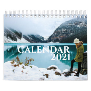 Calendario Grandes fotos modernas y simples 2021