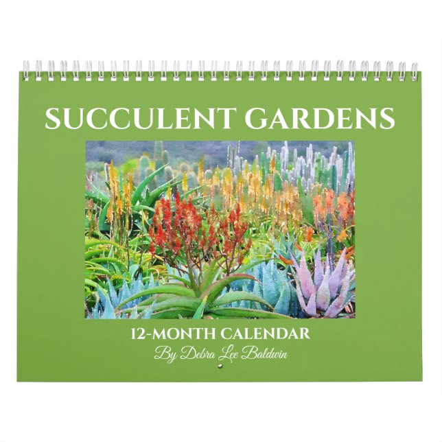 Calendario Grandes Jardines Suculentos (Tapa)
