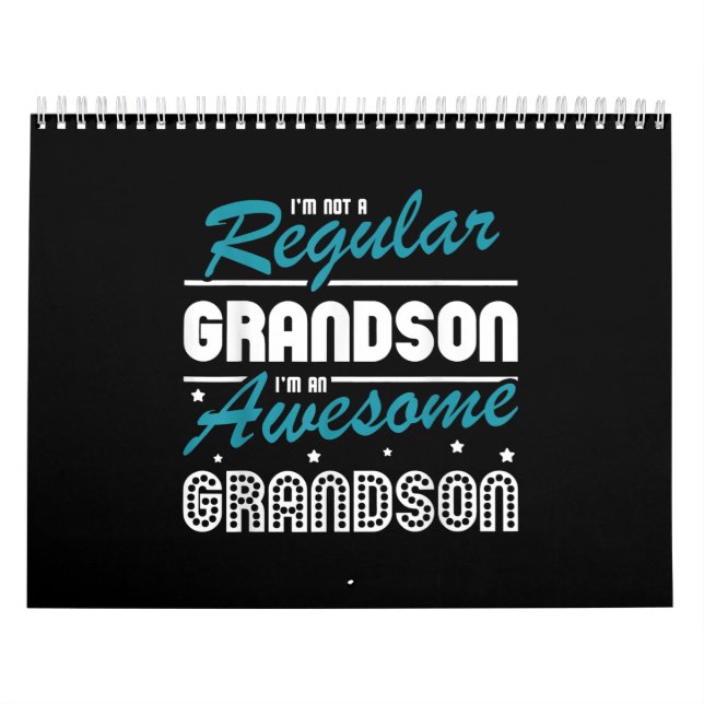 Calendario Grandson Gift | No Soy Una Nieta Regular (Tapa)